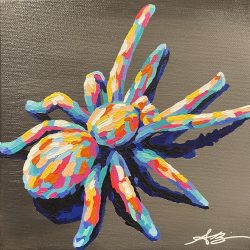 "Bowie" spider; 8"x"8"; $225