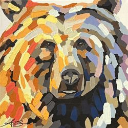 "Clay" bear; 12"x12"; COMING SOON