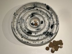 Large slow feeder dog bowl
