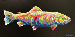 “Rio” rainbow trout; 12”x24”; $550