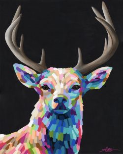 “Buckley” deer; 24”x30”; SOLD