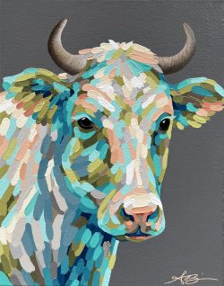 “Clementine” cow; 11”x14”; SOLD